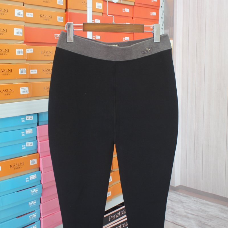 打底裤女秋外穿配裙子大码胖mm200斤高腰不掉档冬季加绒加厚保暖 - 图1