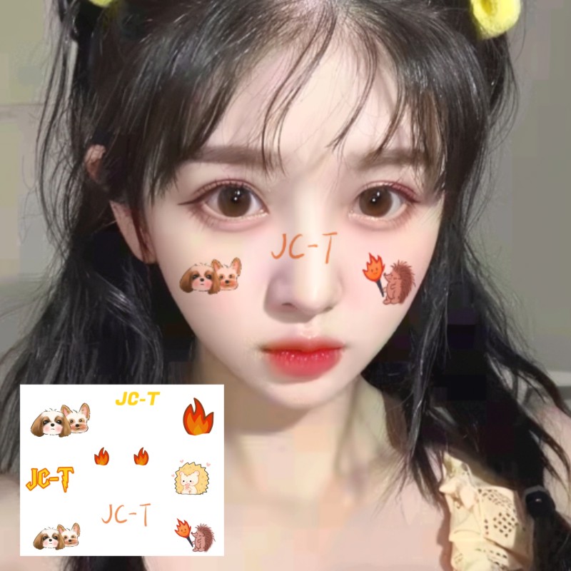 檀健次妆容纹身贴多见一次演唱会纹身贴小炭火气氛线下应援物周边 - 图0