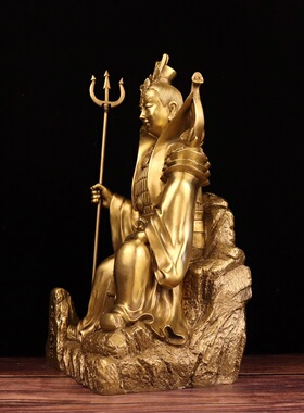 纯铜泰山石敢当补角吉祥物