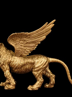 纯铜虎啸山河如虎添翼摆件