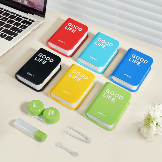 Kaida contact lens box Japanese high-end integrated portable care cute contact lens companion storage box TD