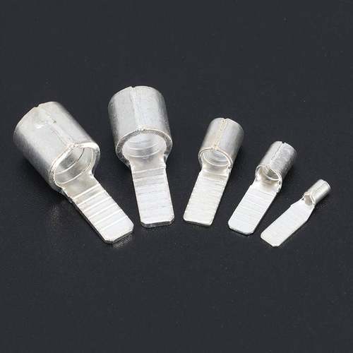 C45-10平方凤凰镀银插片形接线端子 IT插片紫铜焊口线鼻子500只 - 图0