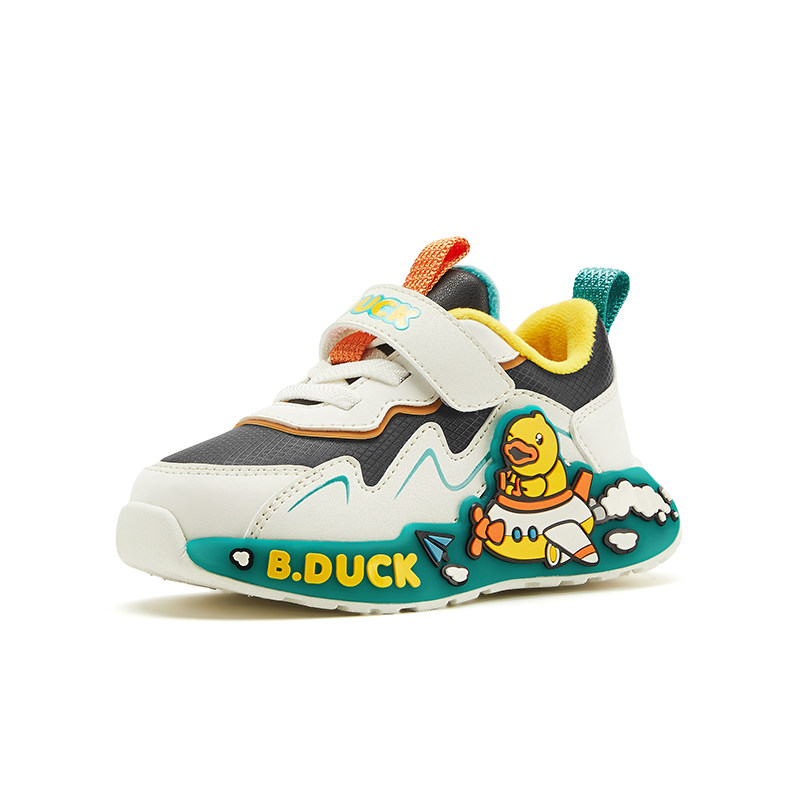 B.Duck小黄鸭童鞋儿童时尚休闲鞋冬季男童新款加绒闪灯 B5483003,淘宝优惠券,粉丝福利购,淘宝优惠卷