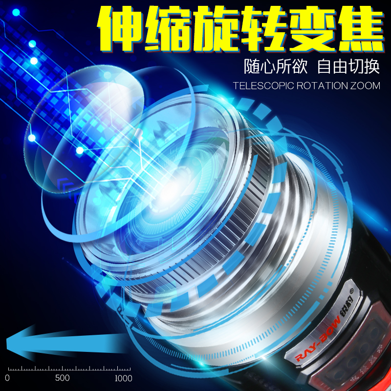 超亮强光手电筒双光源落地氙气灯夜光台钓 1000W 夜钓灯蓝光钓鱼灯 超亮强光手电筒双光源落地氙气灯夜光台钓 1000W 夜钓灯蓝光钓鱼灯