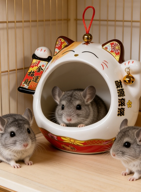 创意招财猫摆件进门玄关现代