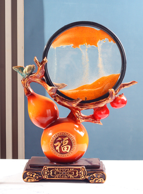 树脂新中式葫芦流沙画