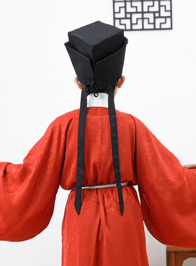 东坡帽东坡巾宋制无檐四方平顶帽