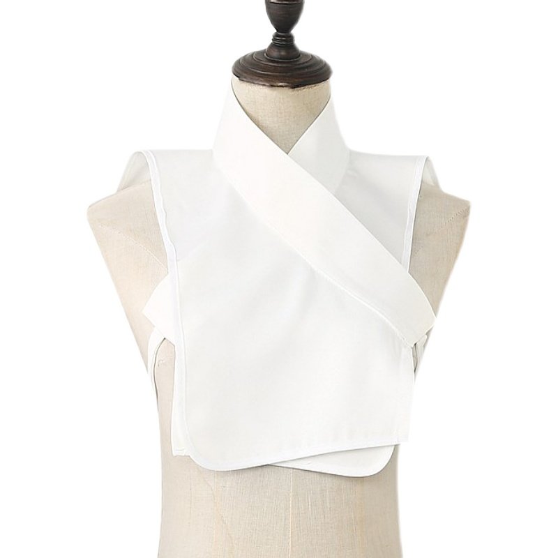 古装百搭打底假领子白色交领男女通用汉服配件衬领内搭棉麻衣领,淘宝优惠券,粉丝福利购,淘宝优惠卷