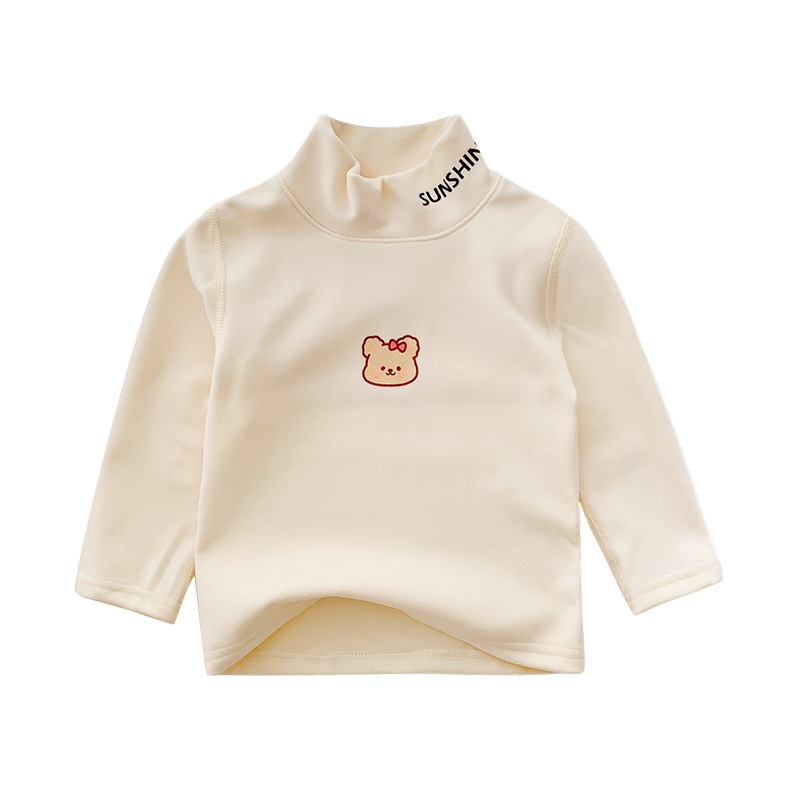 清仓 女童德绒高领T恤中小童加绒无骨打底衫宝宝秋冬保暖洋气上衣,淘宝优惠券,粉丝福利购,淘宝优惠卷