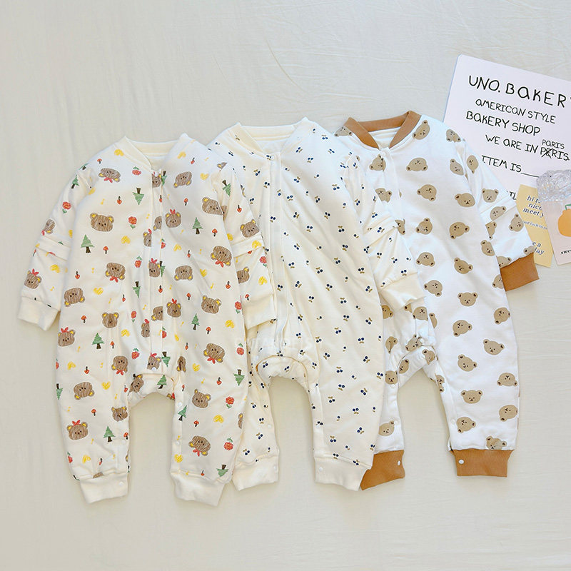 春秋冬款婴儿新生儿纯棉夹棉睡袋女童男童宝宝分腿加厚防踢被神器,淘宝优惠券,粉丝福利购,淘宝优惠卷