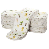 Хлопковая детская марлевая дышащая пеленка для новорожденных, можно стирать, 0-3 мес.