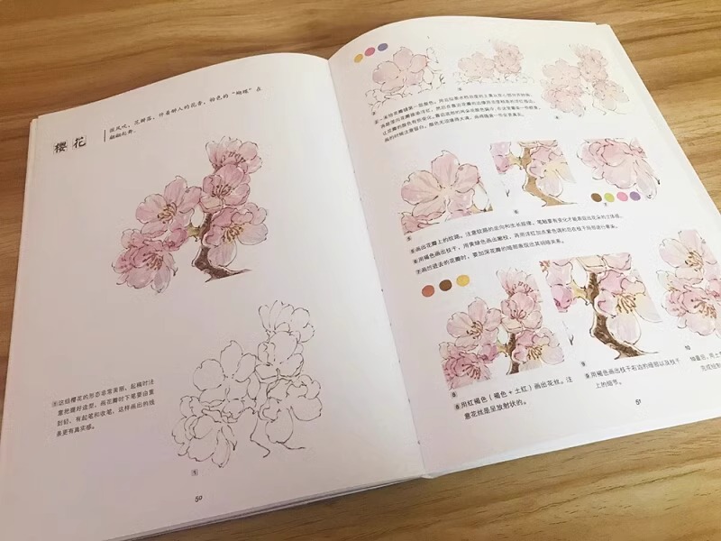 竹取作品集 水彩绘暖系淡彩入门课水彩画入门初学者自学零基础教程水彩书画画素描插画画集绘画技法大全书籍教材 手绘水彩临摹画册