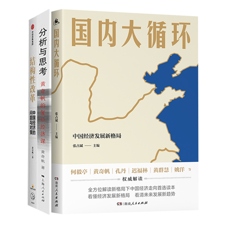 分析与思考+结构性改革+国内大循环3册黄奇帆的复旦经济课解读中国经济改革基础货币正版包邮书籍博库网-图0