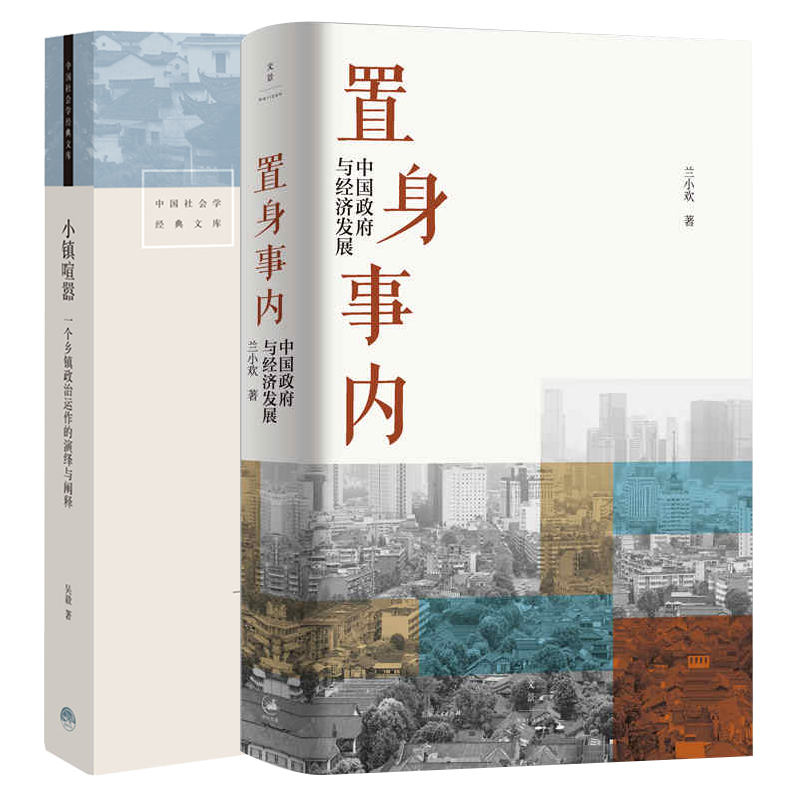 【2本套】置身事内+小镇喧嚣中国政府与经济发展管理书籍金融投资当代中国乡镇农村政治的观察论-图0