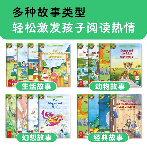 培生儿童英语分级阅读level 4 16册英语绘本阅读故事小学三四年级 原版带音频少儿英语入门教材启蒙书籍有声英文绘本 6-12岁读物 - 图2