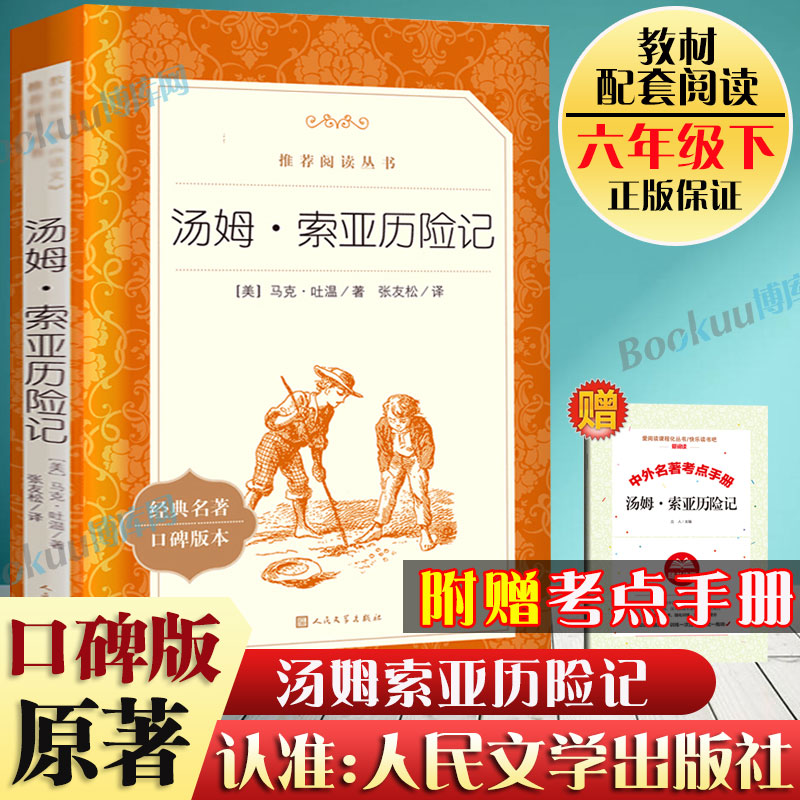 六年级下册必读4册鲁滨逊漂流记汤姆索亚历险记爱丽丝梦游仙境 - 图2