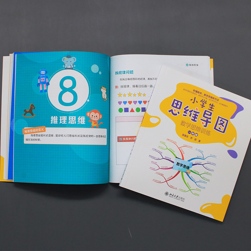 2024新版小学生思维导图数学思维训练1-6年级陈星云日常生活中运用数学思维采用思维导图提升解题效率逻辑思维一二三四五六年级235