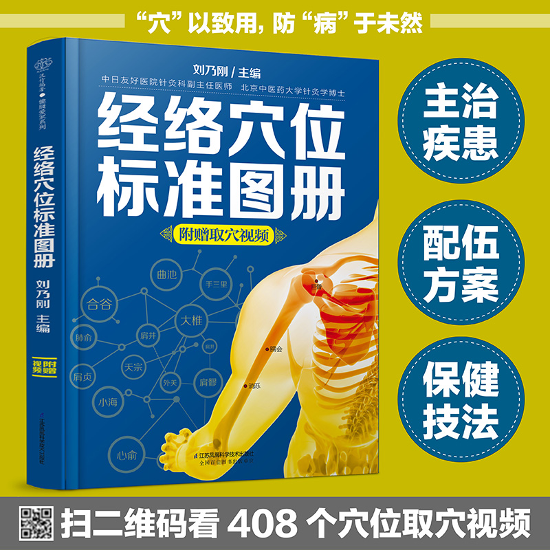 经络穴位标准图册中医推拿按摩书养生书籍大全人体经络穴位图解书 - 图2