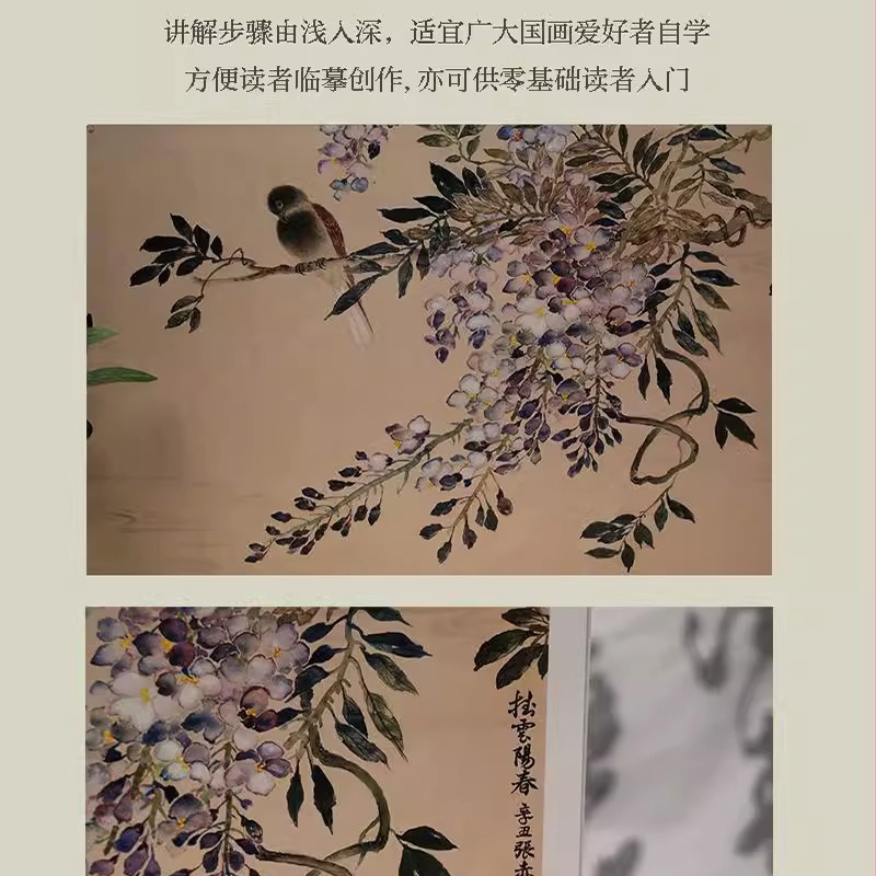 没骨花鸟画写生集 中国美术学院名师画谱 名师范本通俗易懂绘画技法训练步骤解析临摹教材 国画爱好者花鸟写生技法 精品临学范本 - 图0