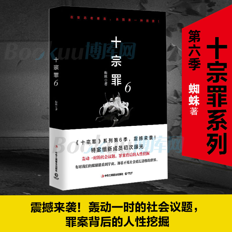 十宗罪6蜘蛛著第六部真实刑侦案件改编惊悚恐怖小说冒险刑侦案件 123456全套侦探悬疑推理畅销排行榜小说书正版-图2