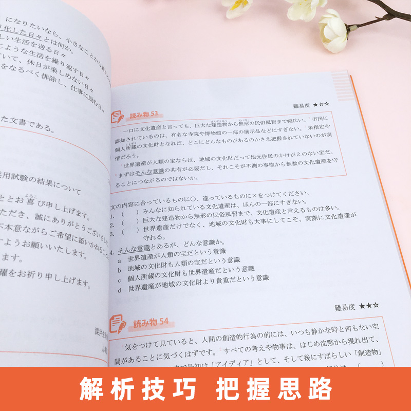 日语N2 新日本语能力考试 橙宝书 N2读解 详解+练习 搭红蓝宝书1000题词汇单词文字语法一级新世界日本语能力考试真题书籍新华博库 - 图1