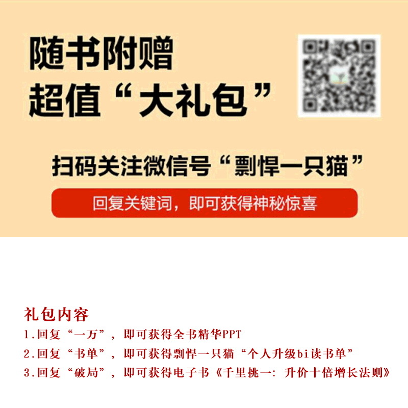 【附赠PPT+书单+电子书】一年顶十年 剽悍一只猫著 全力打造个人财富与影响力升级指南樊登首席社群顾问冯仑推介书籍正版 - 图0