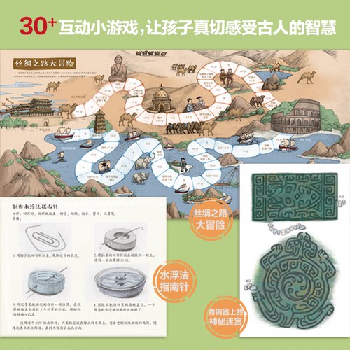 中国国家博物馆儿童历史百科绘本全书全套5册 幼儿小学生三年级正版我们怎样走遍世界我们祖先的餐桌人文科普书写给儿童的中国历史 - 图3