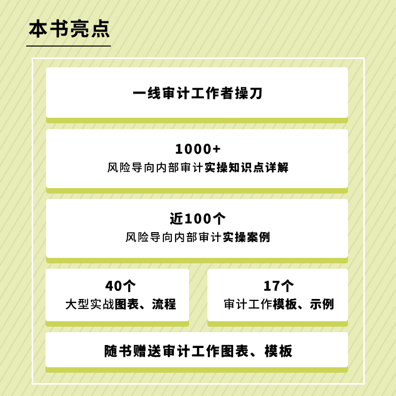 风险导向内部审计实务指南 付淑威著 六大模块解读 随书附赠17个审计工作模板示例 审计人员的实战工具书 博库网正版书籍 - 图1