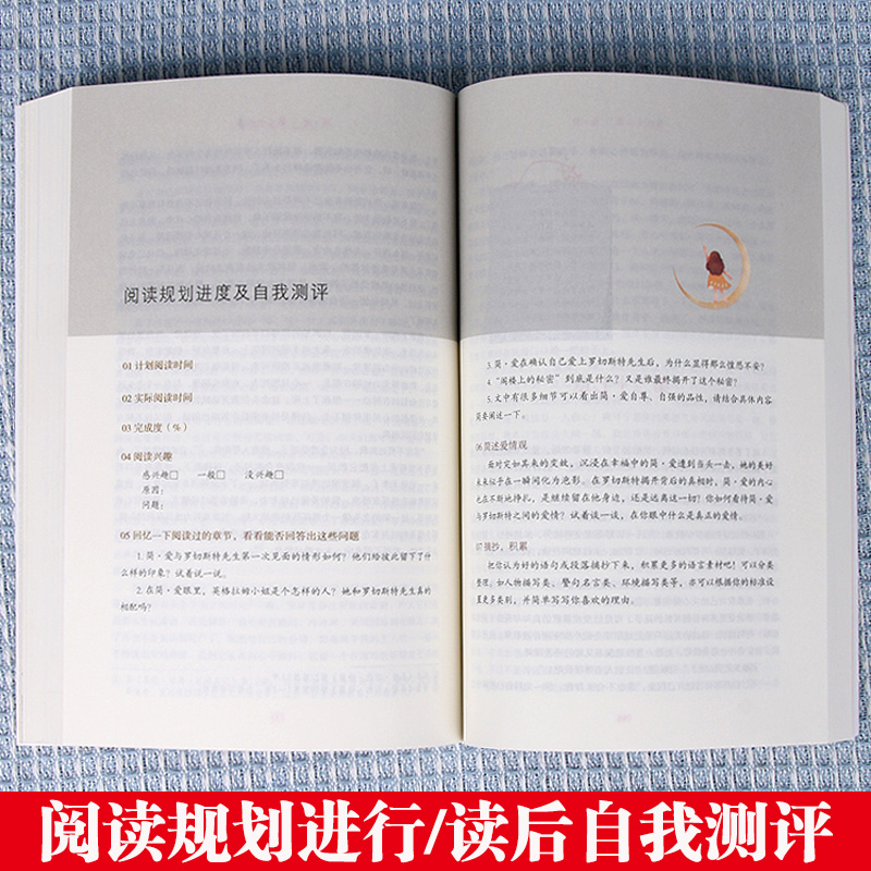 简爱和儒林外史书籍原著正版2册人教版九年级下册必读课外书初三初中生阅读书籍语文教材配套畅销书目世界名著完整人民教育出版 - 图2