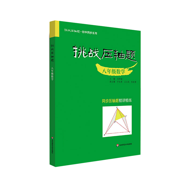 挑战压轴题八年级数学七八九年级初一二三上下册同步压轴题练习册 - 图3