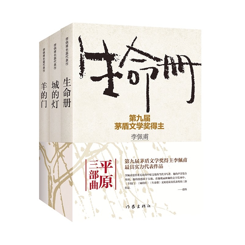 城的灯+生命册+羊的门 共3册 矛盾文学奖得主李佩甫开创性代表作 平原三部曲 洞透平原大地的草根智慧 深刻批判力度令人震惊社会 - 图0