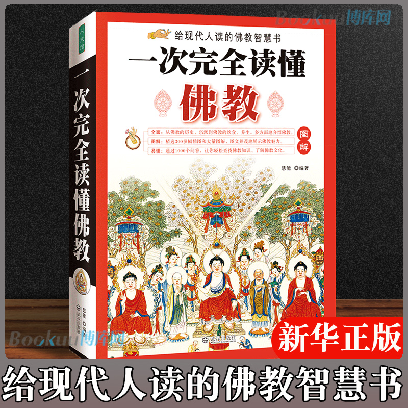 【2册】图解一次读懂佛经+图解一次读懂基础知识禅宗论集集金刚经心经禅宗药师经楞严经学图书籍-图1