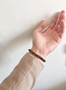 天然和田玉手串且末糖玉手串满糖红糖草花手串国风新中式保真