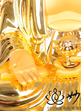 台湾宝华纯铜西方三圣无量寿佛