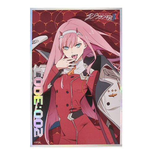 暴蒙 正版 DARLING in the FRANXX 国家队 镭射色纸 02 官谷周边 - 图0