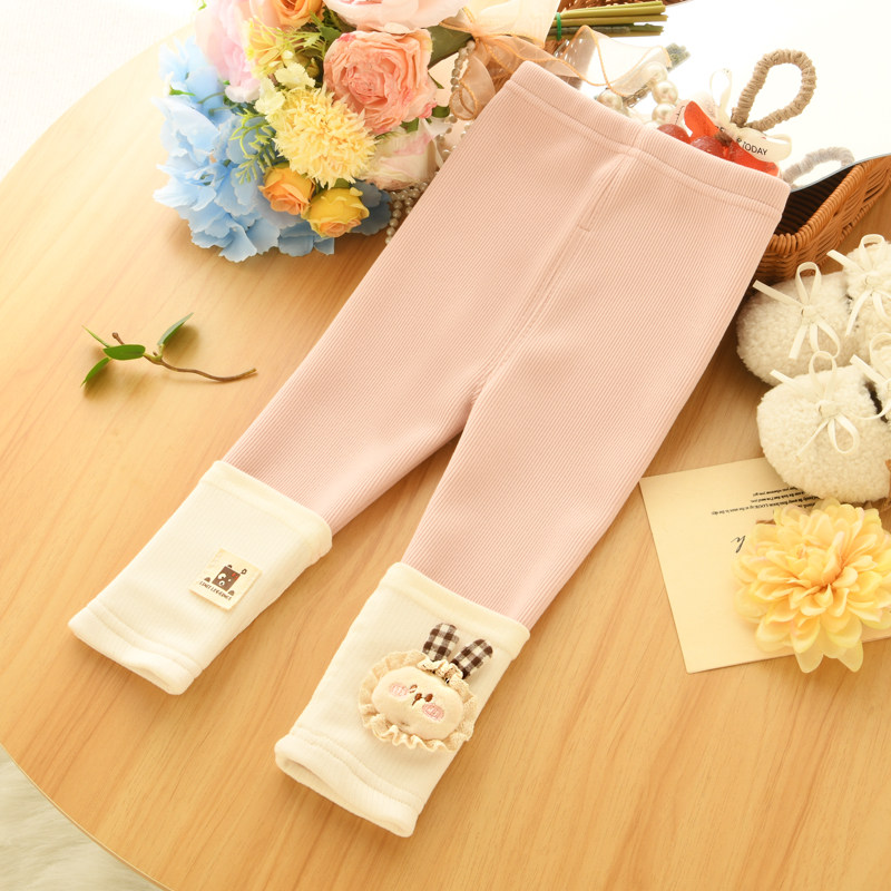 女童秋冬打底裤加绒新款外穿一体儿童保暖长裤宝宝洋气修身裤子潮,淘宝优惠券,粉丝福利购,淘宝优惠卷