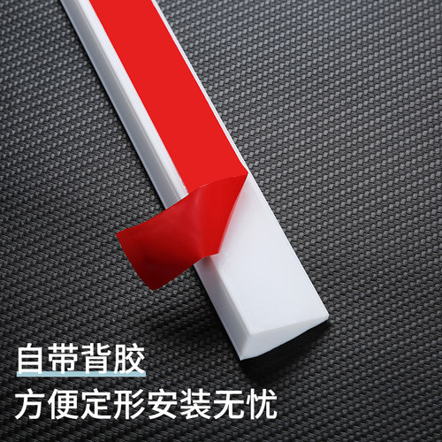 厨房台面硅胶挡水条水槽水池灶台防水条浴室洗手洗脸台面隔水条 - 图1