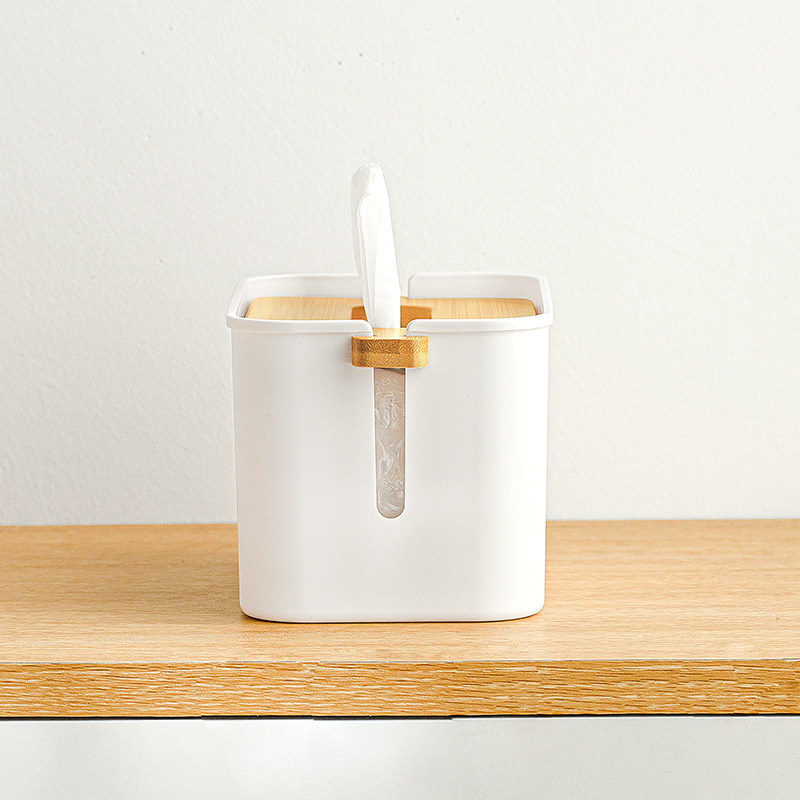 日式桌面纸巾盒客厅茶几网红抽纸盒多功能卧室餐厅升降擦手纸收纳,淘宝优惠券,粉丝福利购,淘宝优惠卷