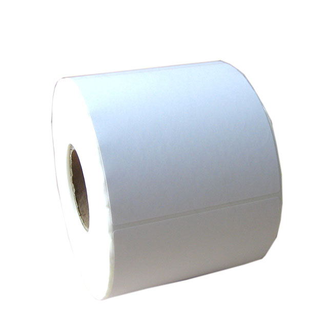 Meiku self-adhesive label 70*90*600 sheets of copper paper barcode label paper logistics switch packaging label paper