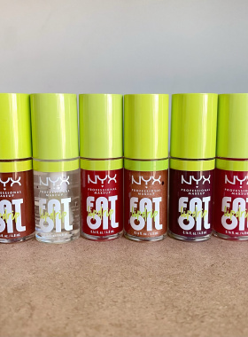 新色到货！美国NYX胖胖丰唇油fat oil水光唇蜜滋润修护唇釉4.8ml