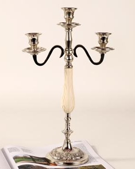 中古复古摆件样板间餐桌烛台银器具摆件银色咖啡壶套装组合软装饰