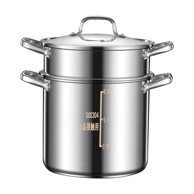 304不锈钢桶煲汤桶商用燃气熬骨头锅炖汤煮锅大容量卤肉桶家用,淘宝优惠券,粉丝福利购,淘宝优惠卷
