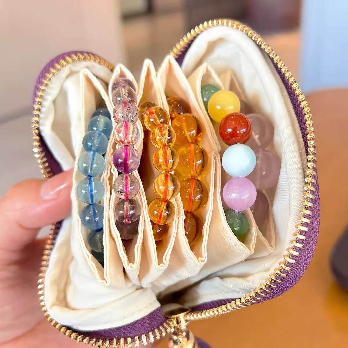 首饰收纳包便携手串收纳包手链手链收纳整理旅行便携拉链包高级感,淘宝优惠券,粉丝福利购,淘宝优惠卷