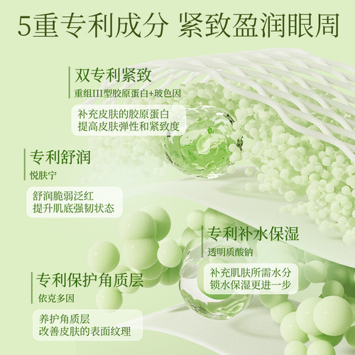 植物主义眼霜专用天然敏感肌眼部精华去袋黑眼圈化妆品官方正品 - 图2