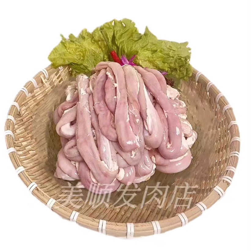 Pig small intestine Maojiezi hot pot barbecue ingredients for commercial use