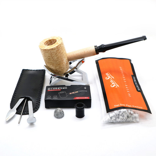 【包邮】美国密苏里中号玉米芯烟斗老式 买一送六体验套装 - 图0