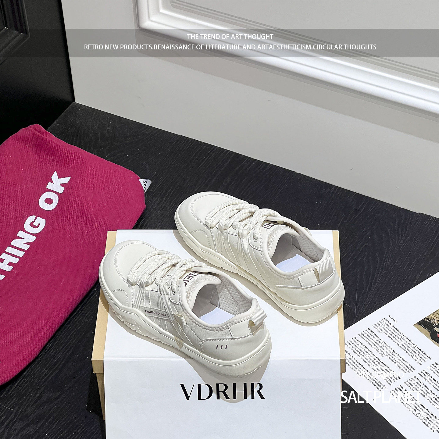 超轻德训鞋女2026春季新款平底舒适圆头系带不累脚百搭休闲运动鞋,淘宝优惠券,粉丝福利购,淘宝优惠卷