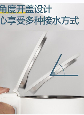 沃尔雅电热水壶烧水壶家用厨房双层防烫设计防干烧大容量自动断电