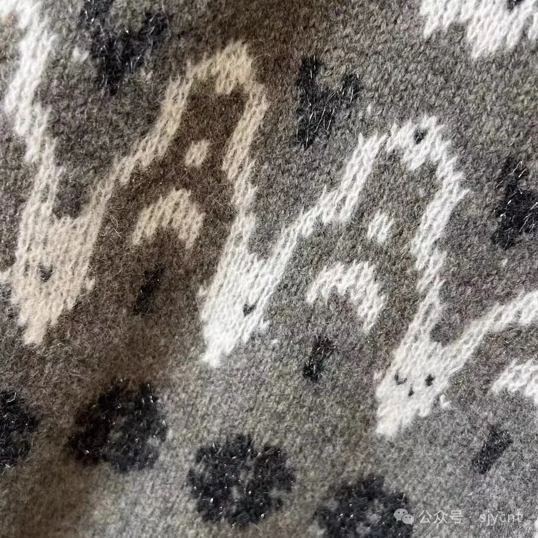 针织衫 圆领亮丝波浪纹几何图案混织抽象休闲百搭羊毛衫 毛衣0.53,淘宝优惠券,粉丝福利购,淘宝优惠卷