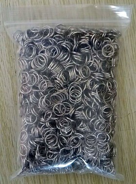 diy无缝黑色手工连接扣闭口圈